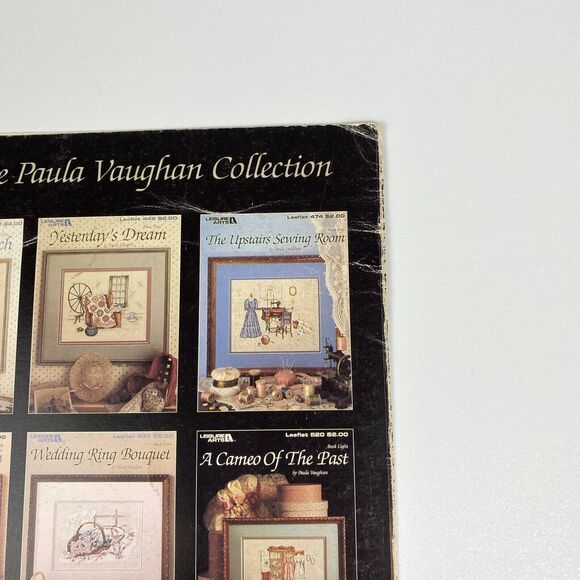 VTG 1987 Leisure Arts Yesterday's Garden Cross Stitch Leaflet 552 Book 10 - Picture 6 of 11